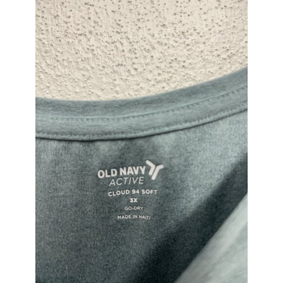 Old Navy Active Tank Top Lot Of 2 Womens 3X Black Green Racerback Cloud 94 Soft - Picture 4 of 11